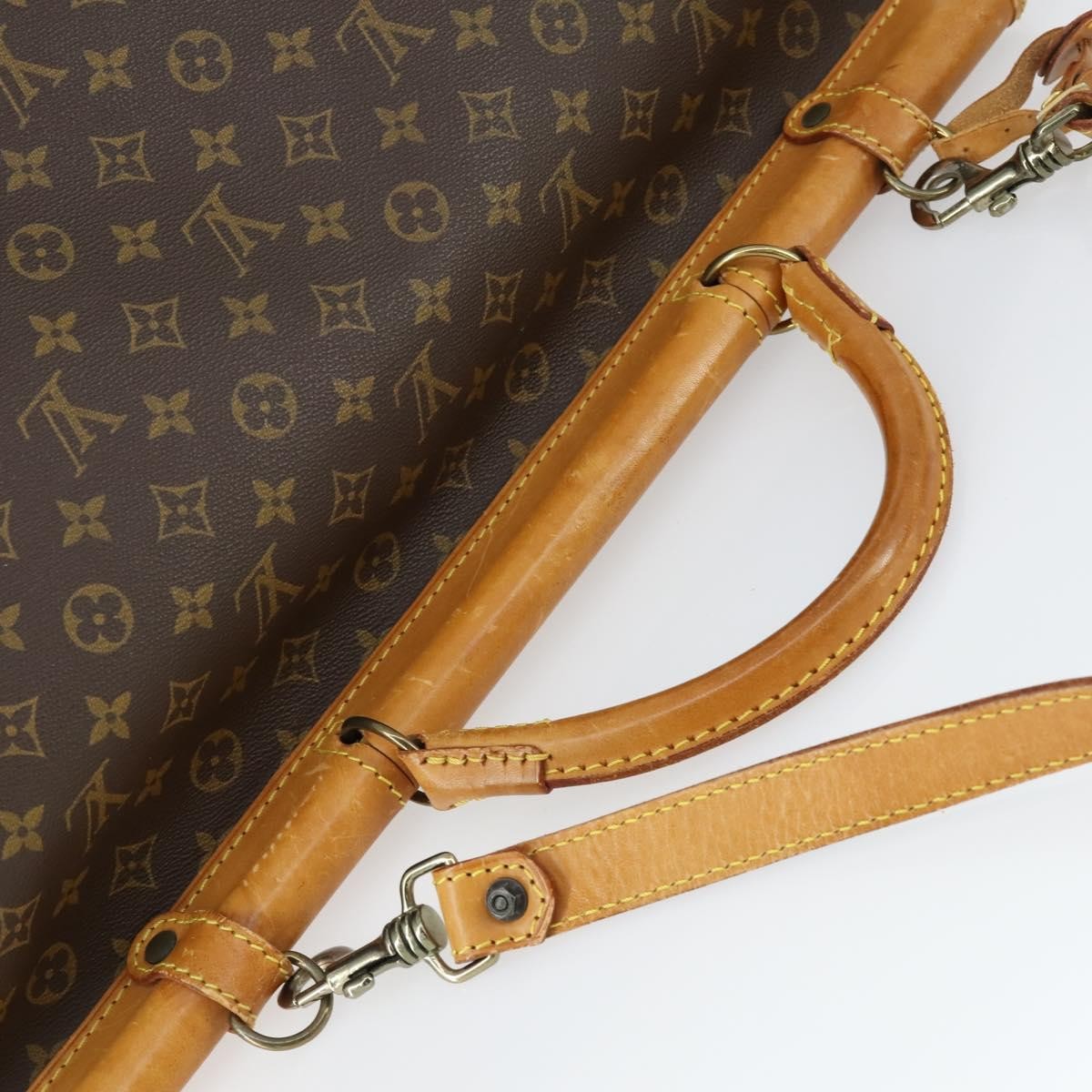 Louis Vuitton Sac Chasse Hunting Bag Monogram Canvas, BROWN, CANVAS, Travel bag
