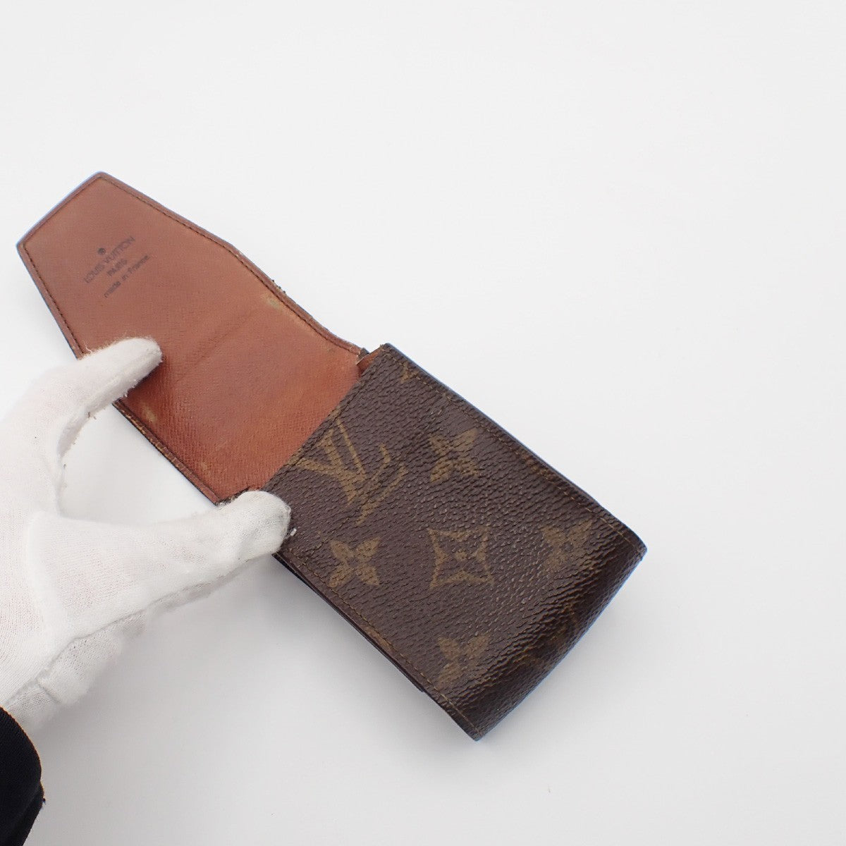 Louis Vuitton Etui Cigarette Case Monogram canvas, BROWN, CANVAS, Wallets