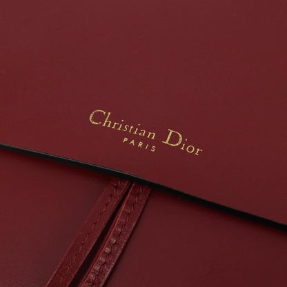 Christian Dior Diorodeo Flap Bag Leather, Red, Leather, Shoulder Bag