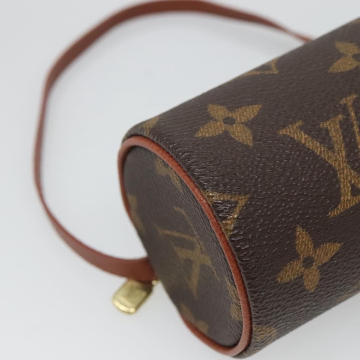 Louis Vuitton Papillon Pochette Monogram Canvas, BROWN, CANVAS, Clutche & pouche