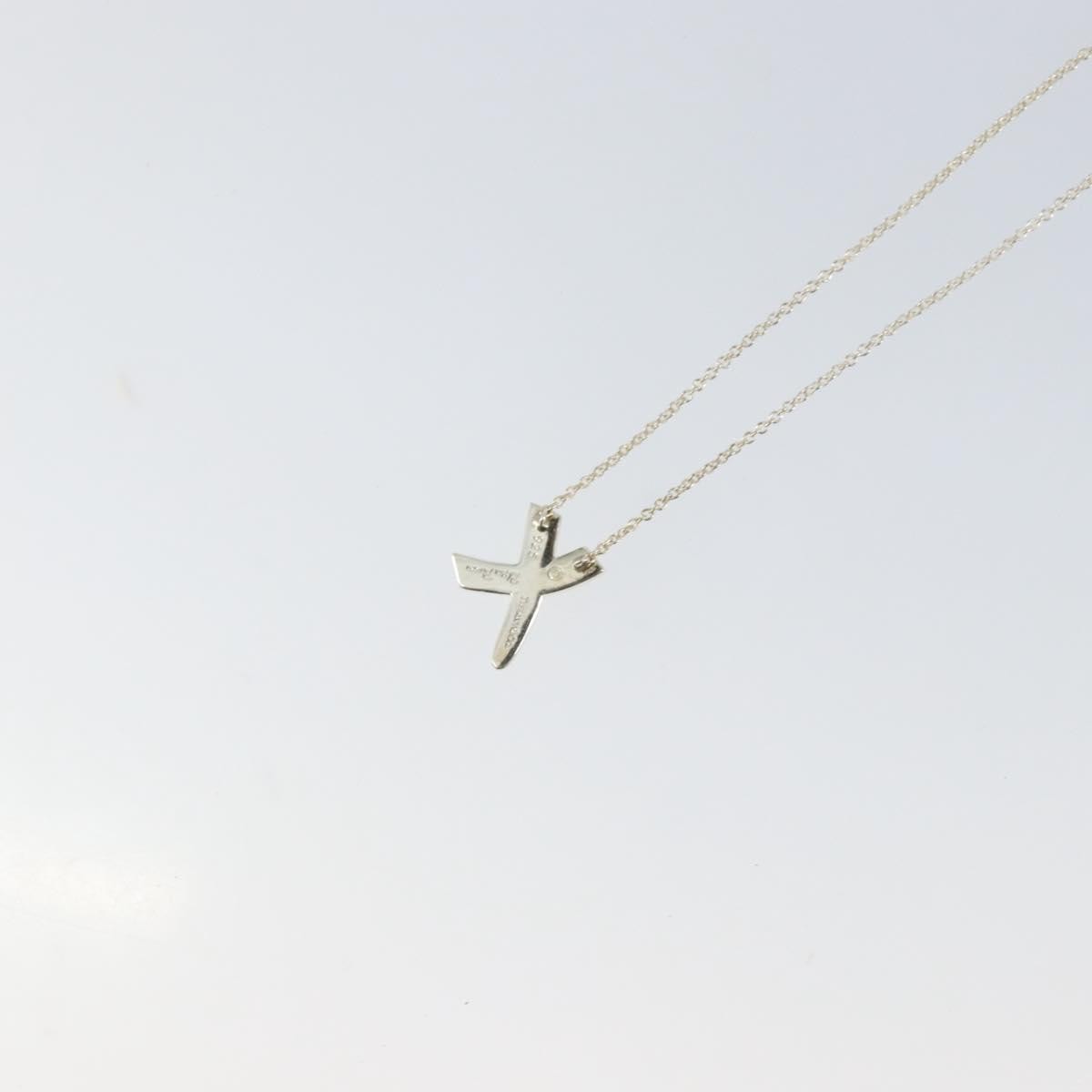 Tiffany & Co. Paloma Picasso Graffiti X Pendant Necklace Silver, SILVER, SILVER, Necklace