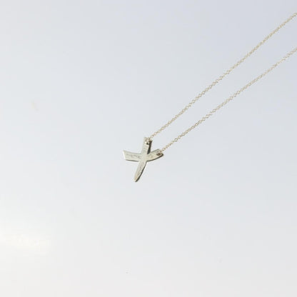 Tiffany & Co. Paloma Picasso Graffiti X Pendant Necklace Silver, SILVER, SILVER, Necklace