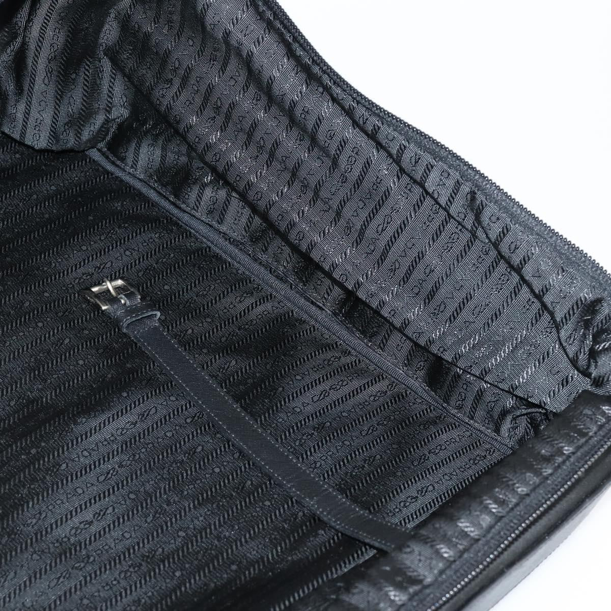 Prada Trunk Bag Nylon, BLACK, NYLON, Travel bag