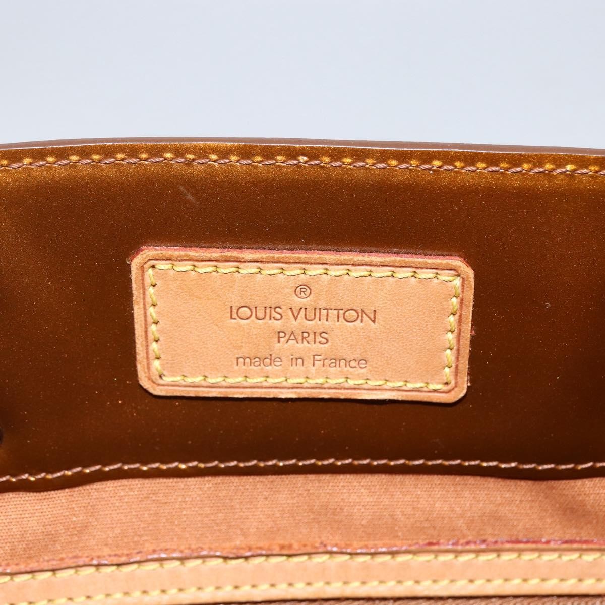 Louis Vuitton Reade Handbag Monogram Vernis, BROWN, PATENT_LEATHER, Tote bag