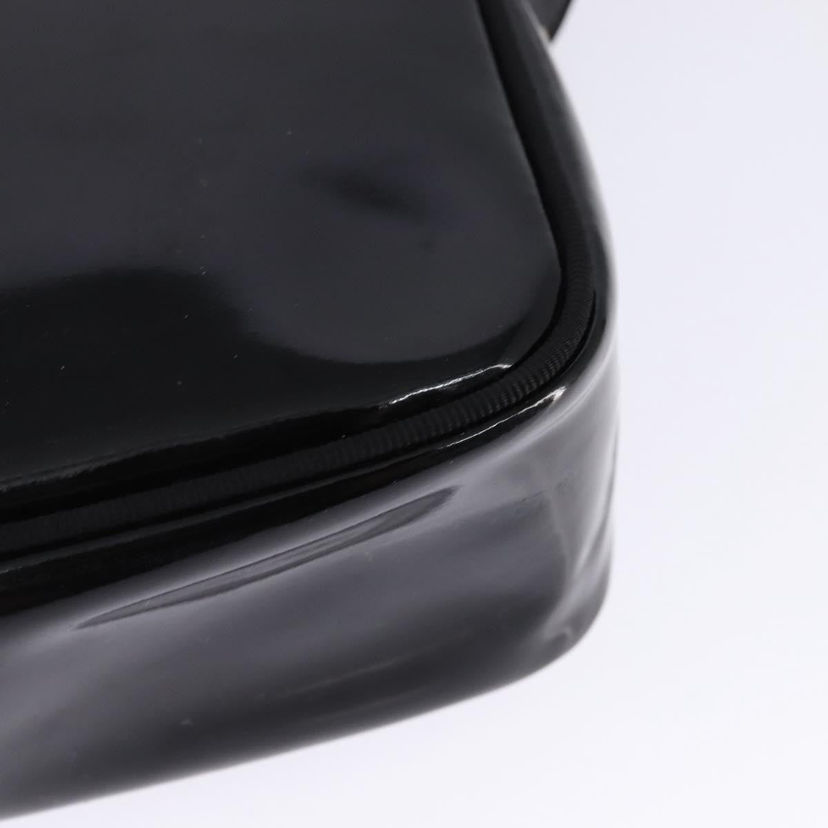 Salvatore Ferragamo Vara Bow camera Shoulder Bag Patent Leather, BLACK, PATENT_LEATHER, Shoulder bag