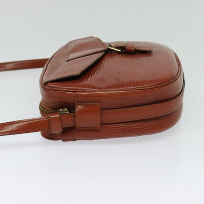 Louis Vuitton Jeune Fille Handbag Epi Leather, BROWN, LEATHER, Shoulder bag