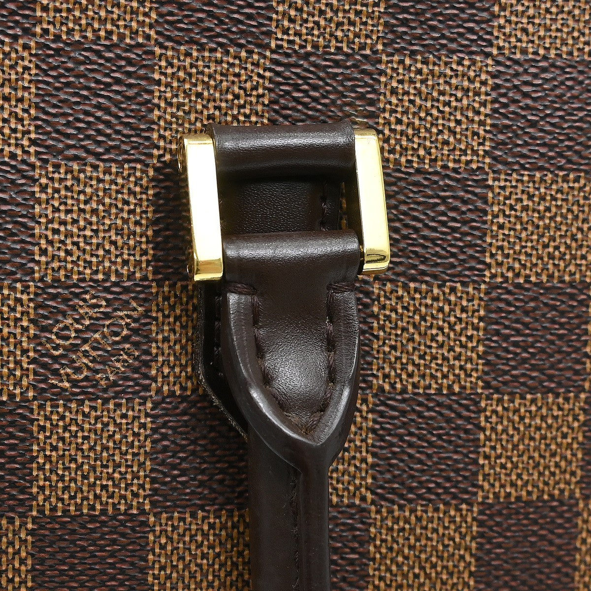 Louis Vuitton Venice Sac Plat Bag Damier, Brown, Canvas, Tote Bag