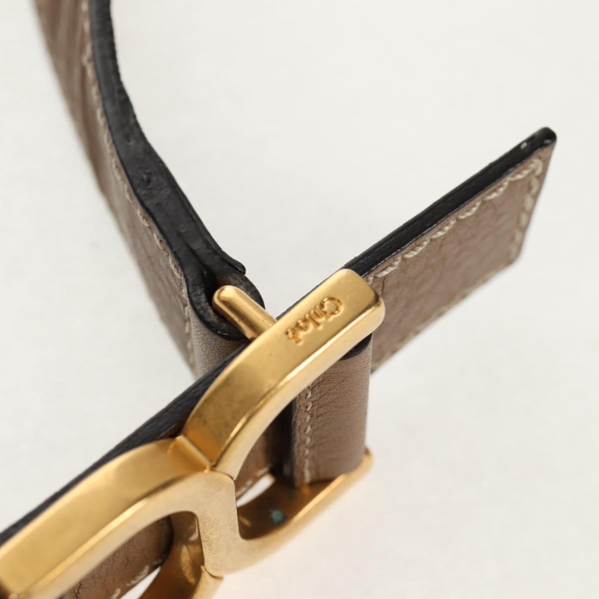 Chloe Marcie Saddle Bag Leather, BEIGE, LEATHER, Shoulder bag