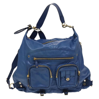 Gucci Darwin Convertible Backpack Leather, BLUE, LEATHER, Backpack