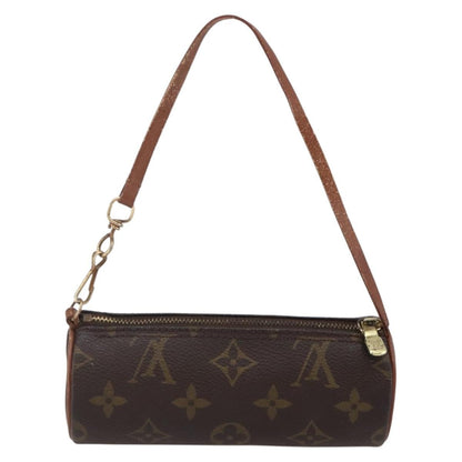 Louis Vuitton Papillon Pochette Monogram Canvas, BROWN, CANVAS, Clutche & pouche