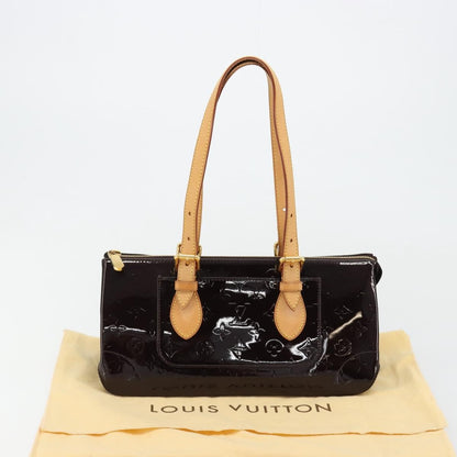Louis Vuitton Rosewood Avenue Handbag Monogram Vernis, Purple, Patent Leather, Handbag