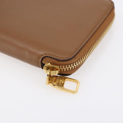 Louis Vuitton Zippy wallet Leather, BROWN, LEATHER, Wallets