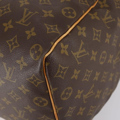 Louis Vuitton Keepall Bag Monogram Canvas, BROWN, CANVAS, Travel bag