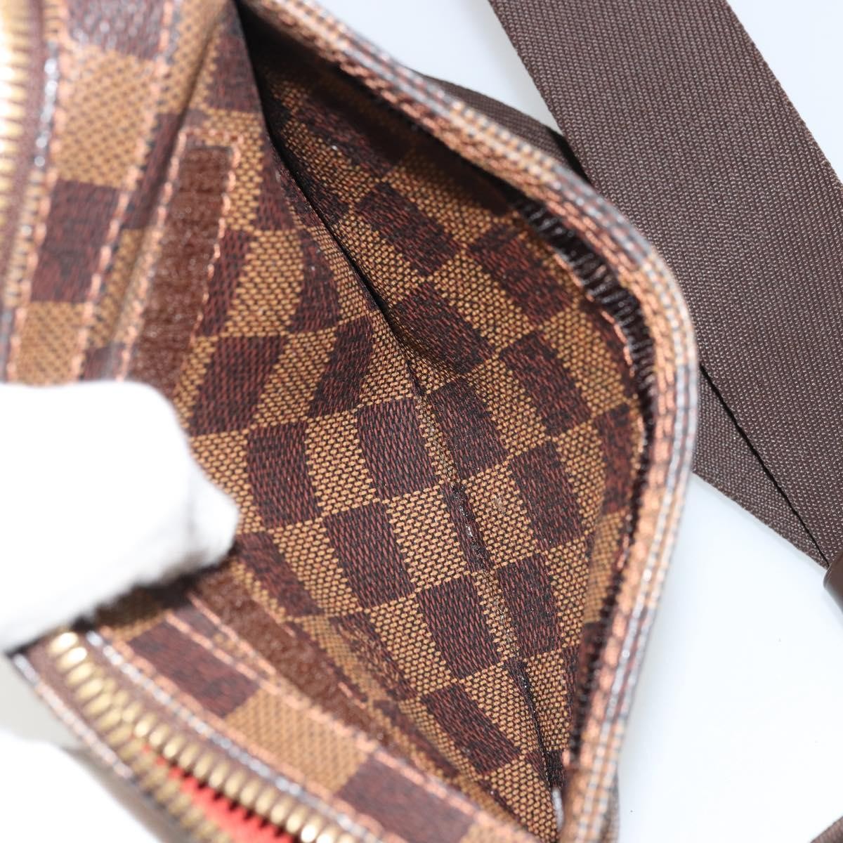Louis Vuitton Geronimos Waist Bag Damier, Brown, Canvas, Shoulder Bag