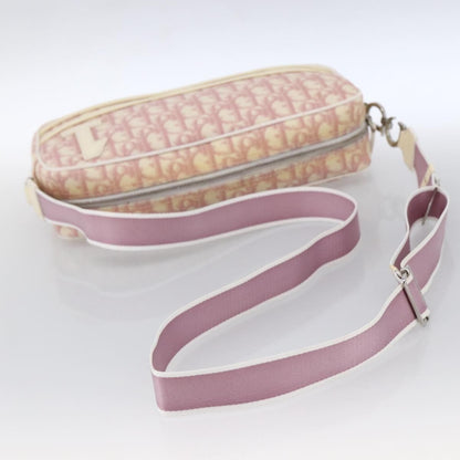 Christian Dior Vintage Crossbody Bag Diorissimo Canvas, PINK, CANVAS, Shoulder bag