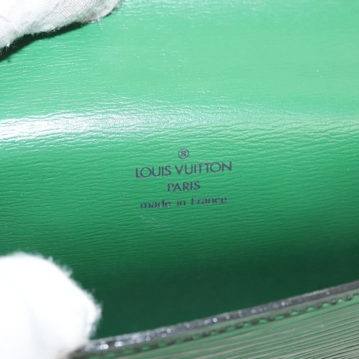 Louis Vuitton Tilsitt Bum Bag Epi Leather, GREEN, LEATHER, Travel bag