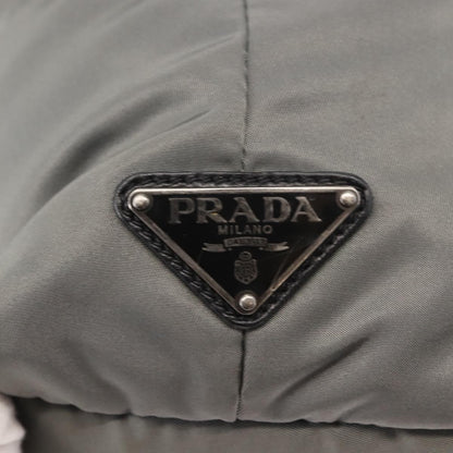 Prada Convertible Double Tote Tessuto, Black, Nylon, Handbag