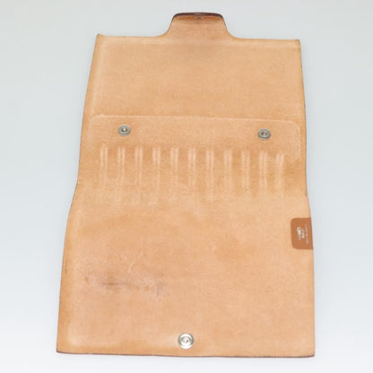 Hermes Ulysse Agenda Cover Leather, BROWN, LEATHER, Clutche & pouche