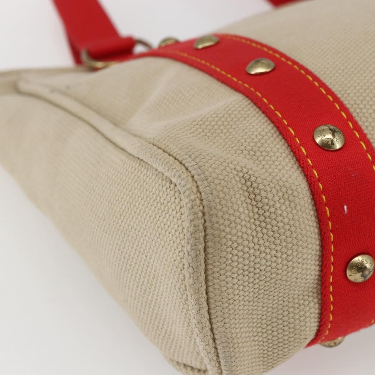 Louis Vuitton Antigua Tote Canvas, BEIGE, CANVAS, Tote bag