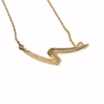 Christian Dior CD Pendant Necklace Gold-plated, GOLD, METAL, Necklace