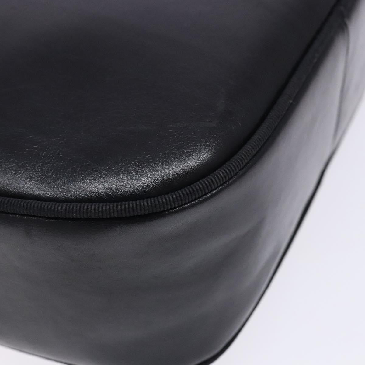 Salvatore Ferragamo Vala Shoulder Bag Leather, BLACK, LEATHER, Shoulder bag