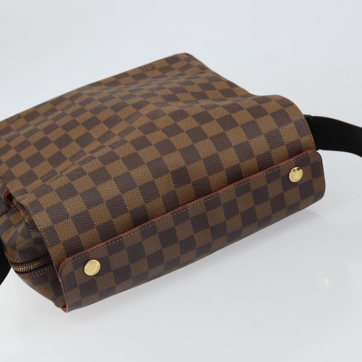 Louis Vuitton Naviglio Handbag Damier, BROWN, CANVAS, Shoulder bag