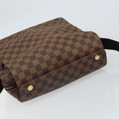 Louis Vuitton Naviglio Handbag Damier, BROWN, CANVAS, Shoulder bag