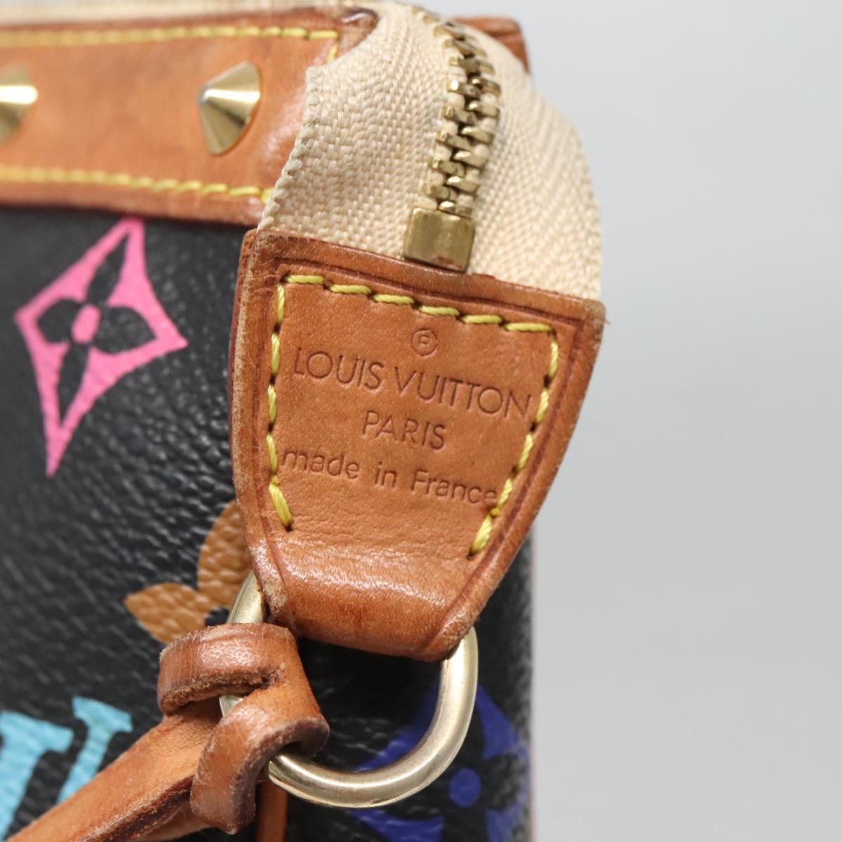 Louis Vuitton Pochette Accessoires Monogram Multicolor, MULTICOLOUR, CANVAS, Clutche & pouche