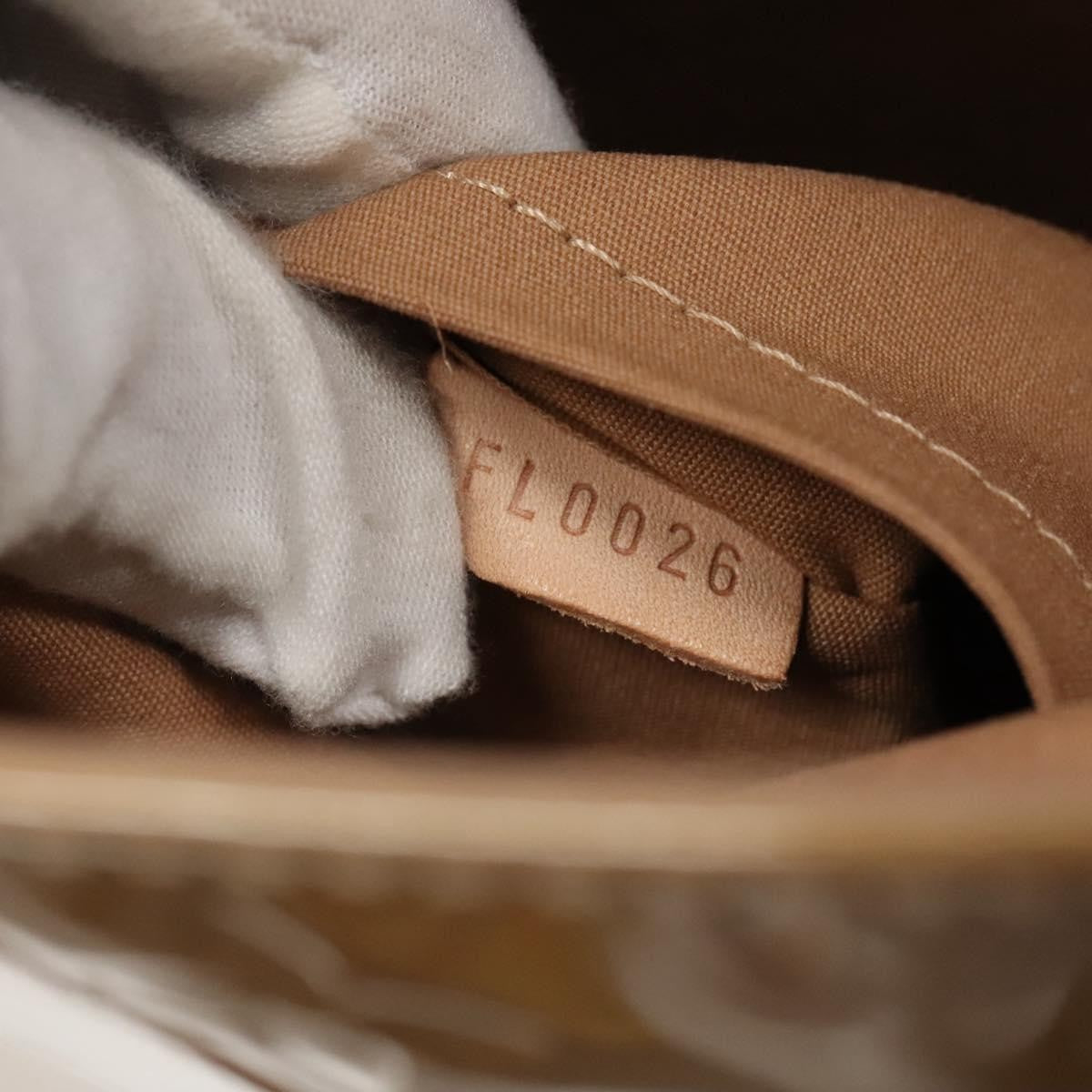 Louis Vuitton Brentwood Handbag Monogram Vernis, BROWN, PATENT_LEATHER, Shoulder bag