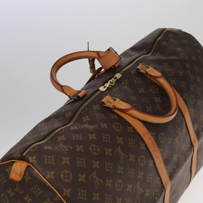 Louis Vuitton Keepall Bag Monogram Canvas, BROWN, CANVAS, Travel bag