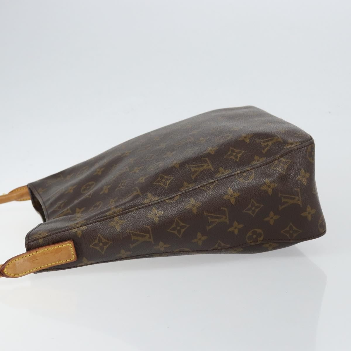 Louis Vuitton Looping Handbag Monogram Canvas, BROWN, CANVAS, Handbag