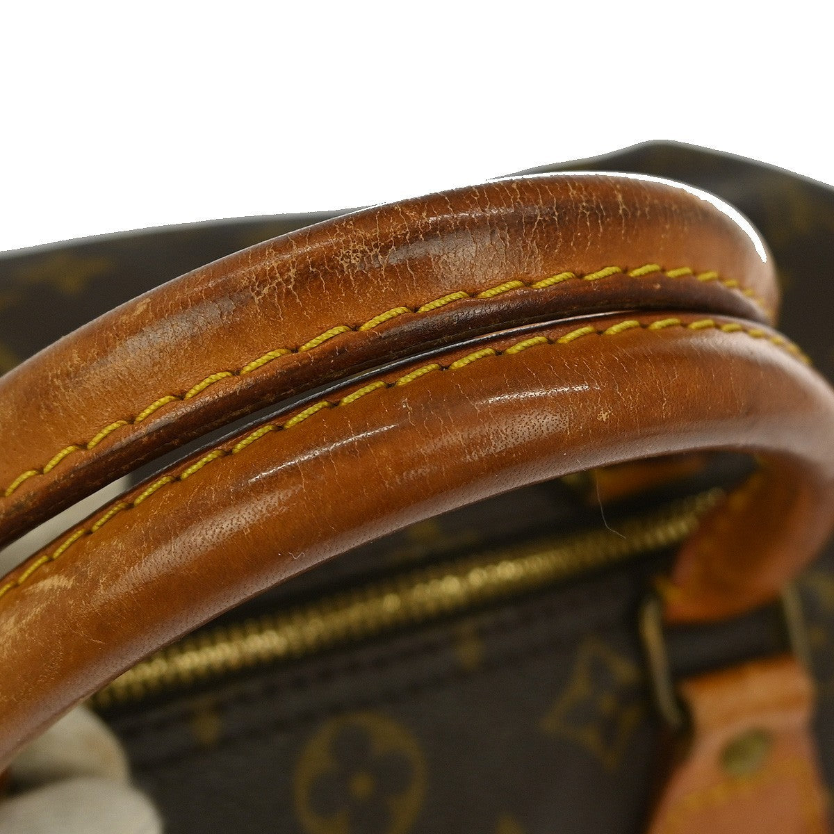 Louis Vuitton Speedy Handbag Monogram Canvas, BROWN, MONOGRAM CANVAS,LEATHER, Handbag