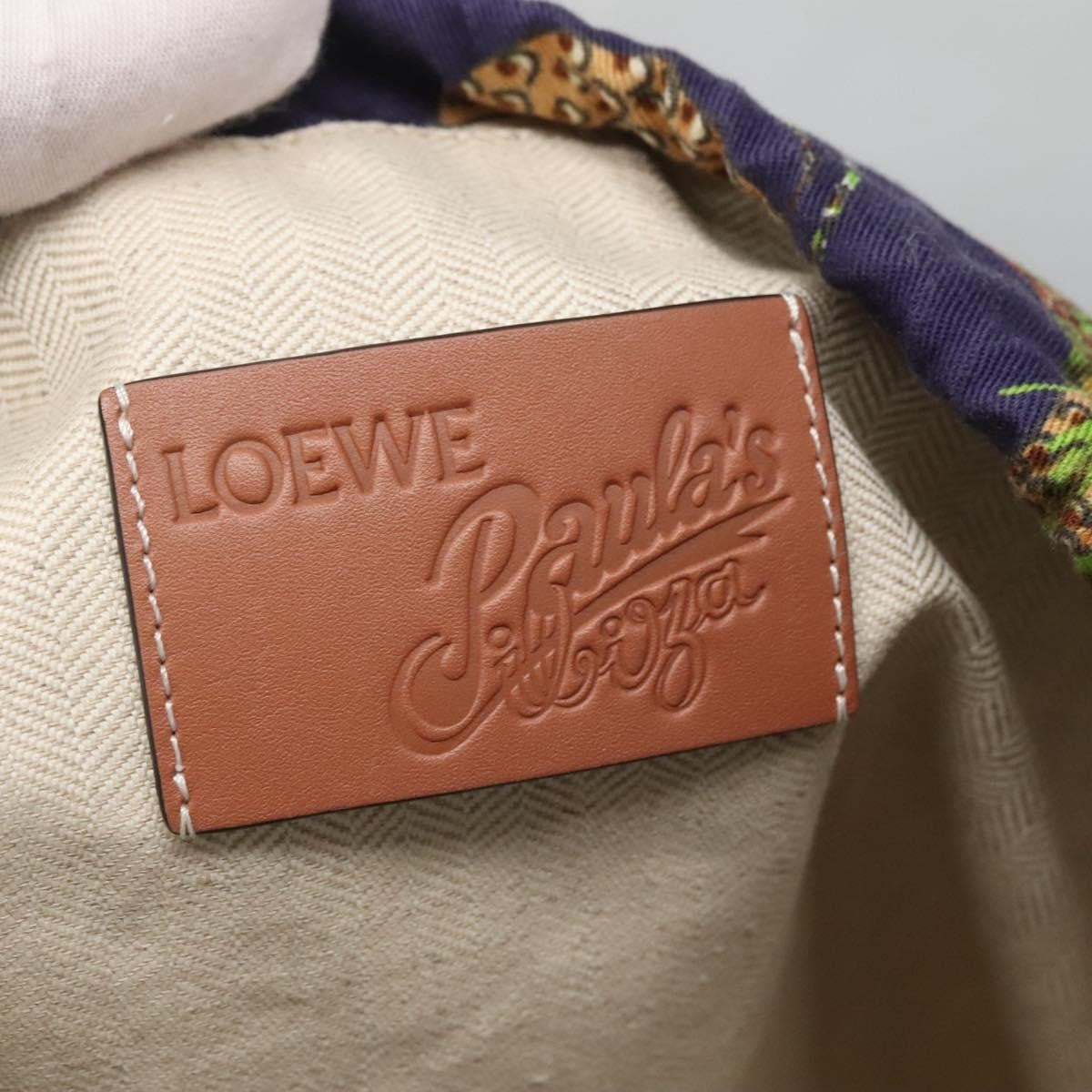 Loewe Paula Drawstring Pouch Printed Canvas, MULTICOLOUR, CANVAS, Handbag