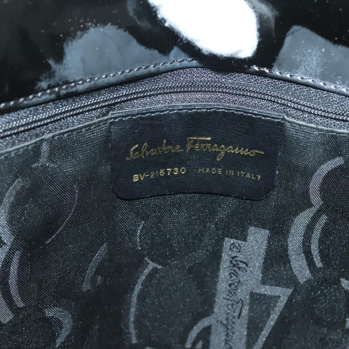 Salvatore Ferragamo Vala tote Nylon, Black, Nylon, Tote Bag