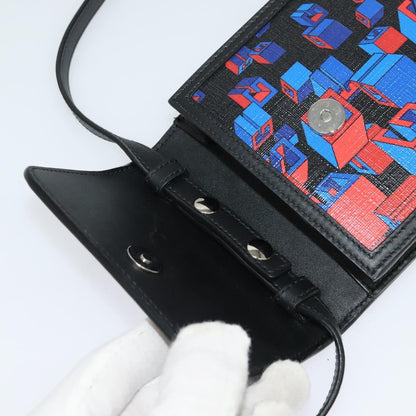 Gucci Flap Square Shoulder Bag Canvas, BLACK, CANVAS, Shoulder bag