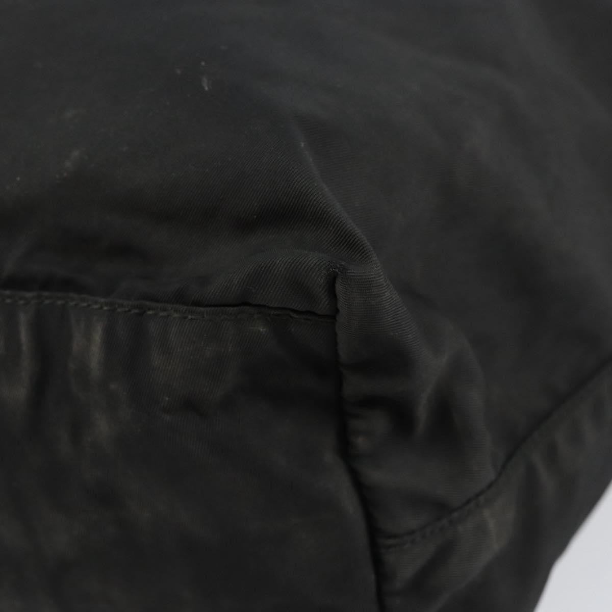 Prada Vintage Zip Tote Tessuto, BLACK, NYLON, Tote bag