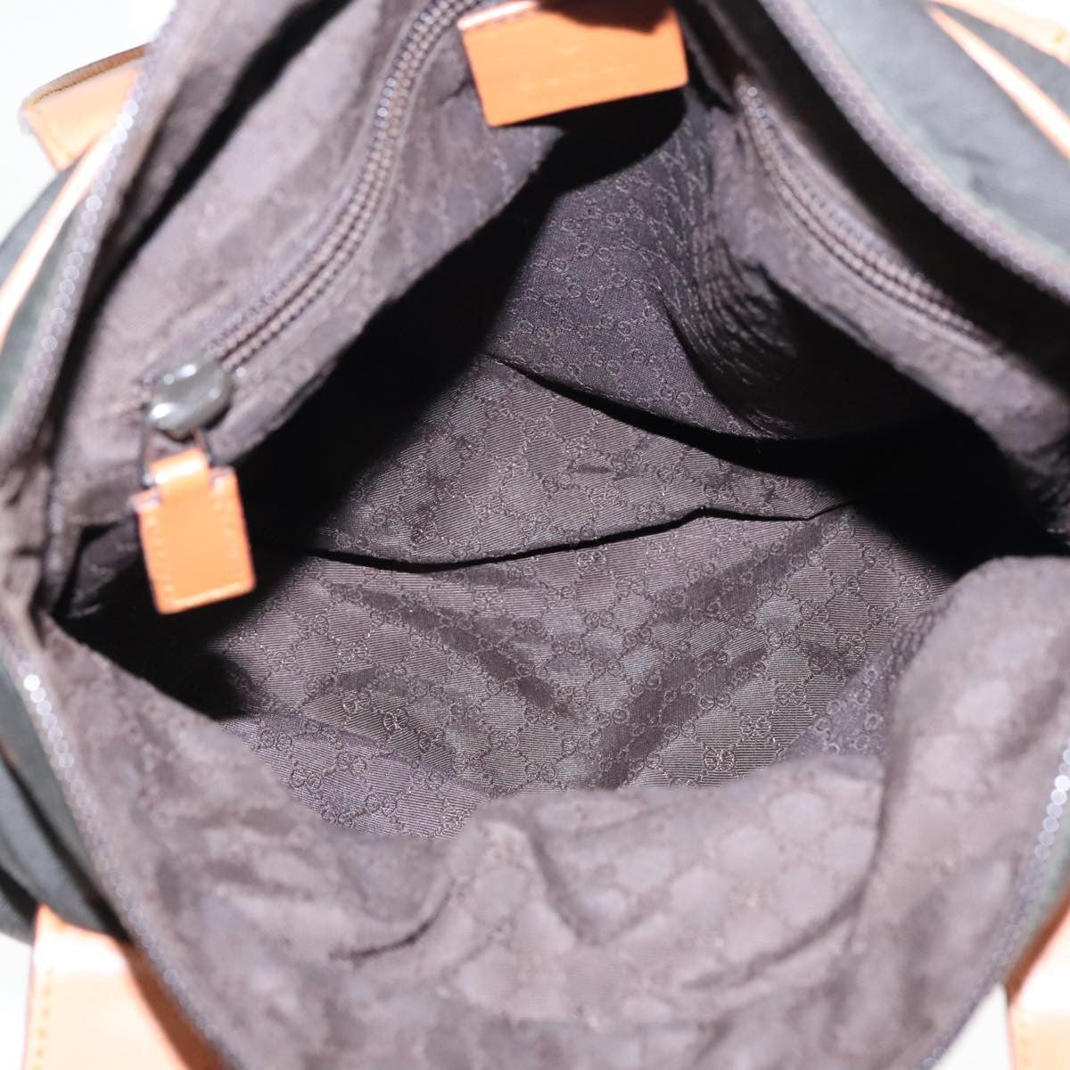 Gucci Vintage tote Canvas, KHAKI, CANVAS, Tote bag