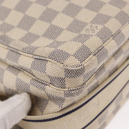 Louis Vuitton Naviglio Handbag Damier, WHITE, CANVAS, Shoulder bag