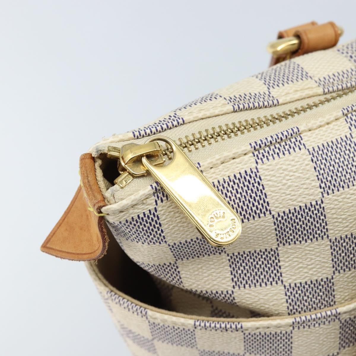 Louis Vuitton Totally Handbag Damier azur, BLUE, CANVAS, Tote bag