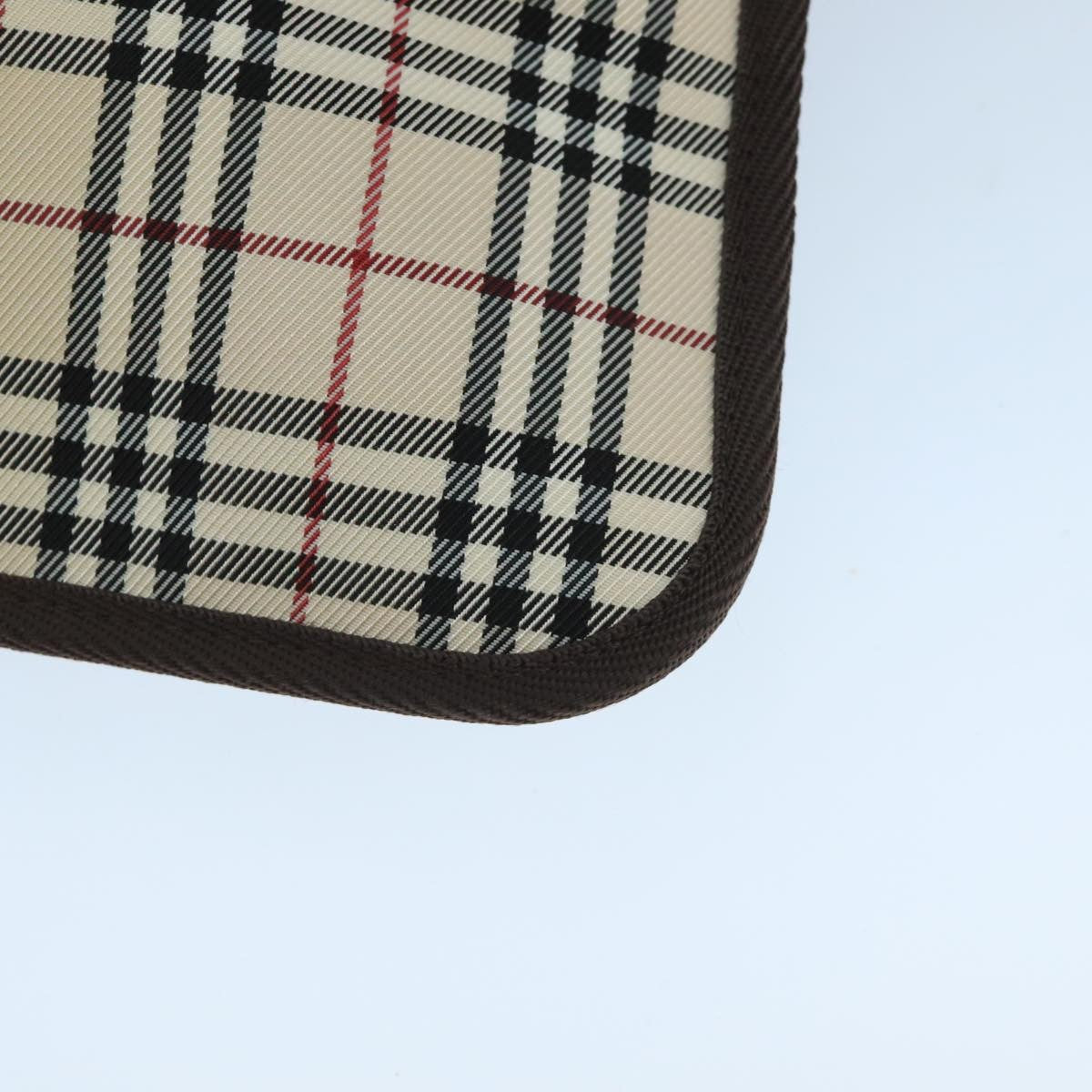 Burberry Nova Check Tote canvas check pattern, BEIGE, CANVAS, Clutche & pouche