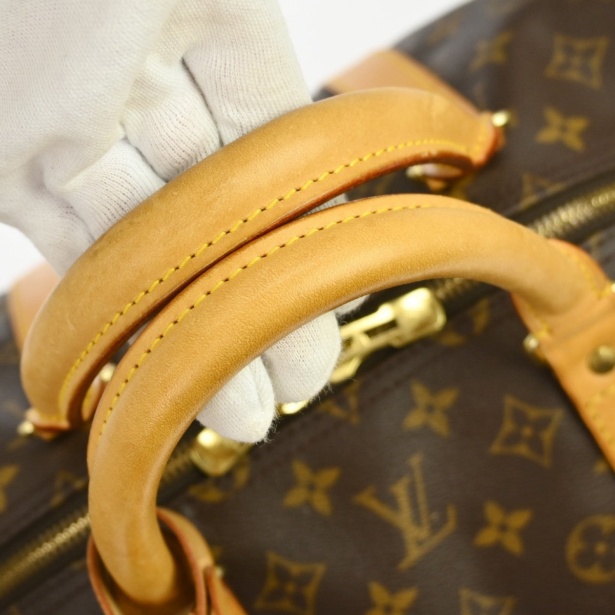 Louis Vuitton Keepall Bag Monogram Canvas, Brown, Canvas, Travel Bag