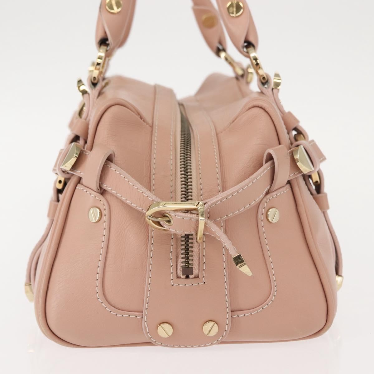 Versace Vintage Medusa Belt Bag Leather, PINK, LEATHER, Handbag