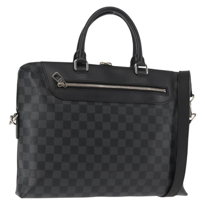 Louis Vuitton Porte-Documents Jour NM Bag Damier Graphite, BLACK, CANVAS, Briefcase