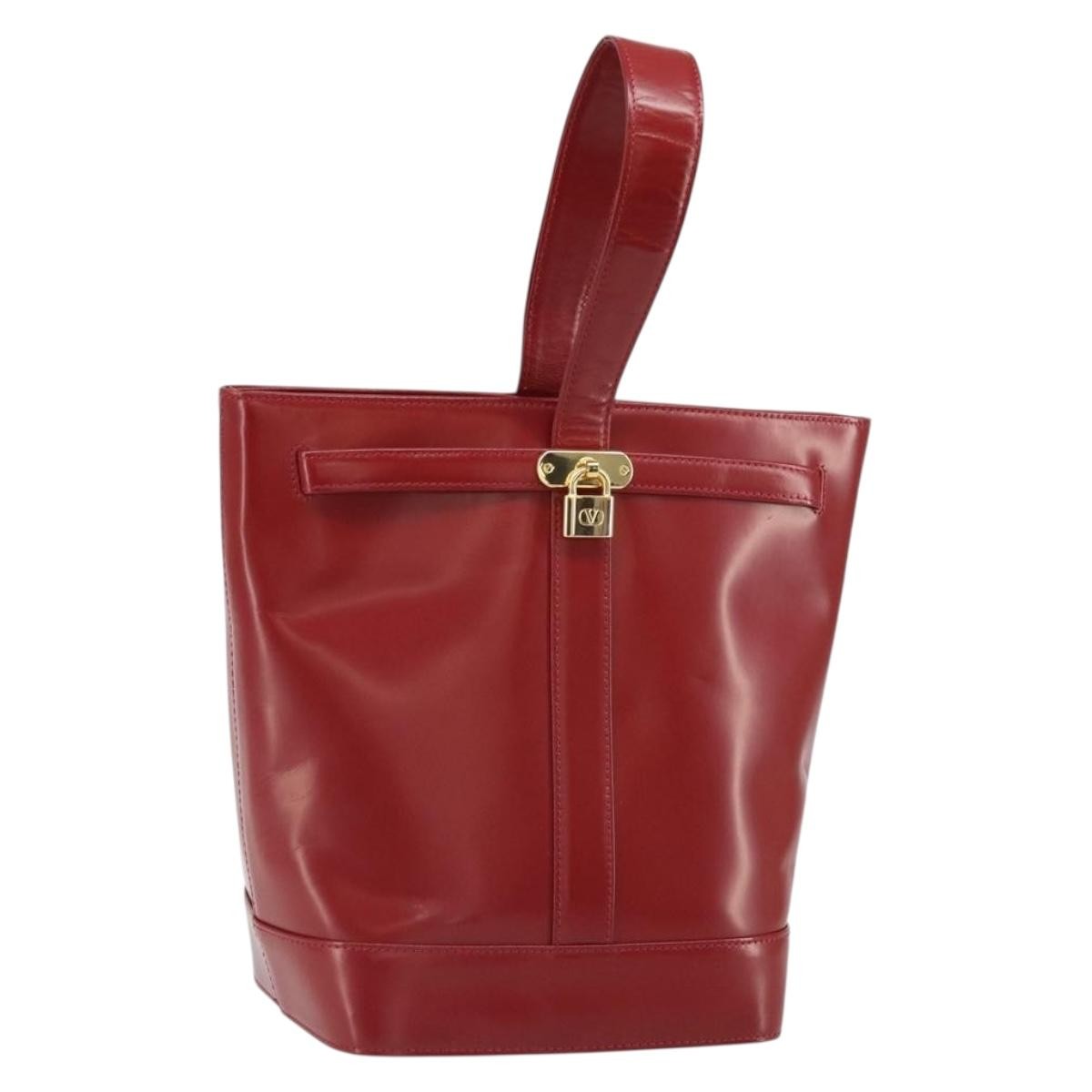 Valentino Garavani Vintage Handbag Leather, RED, LEATHER, Handbag