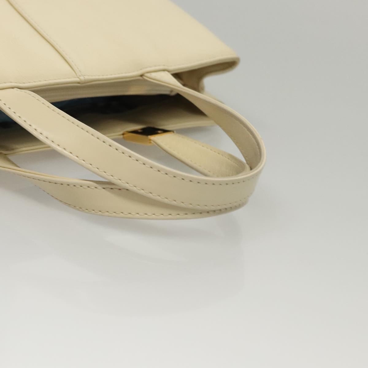 Burberry Vintage Handbag Leather, BEIGE, LEATHER, Handbag