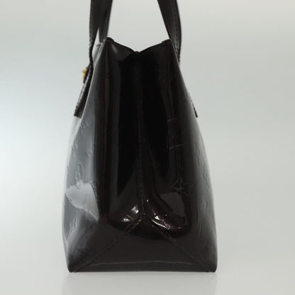 Louis Vuitton Wilshire Handbag Monogram Vernis, PURPLE, PATENT_LEATHER, Handbag