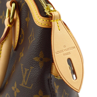 Louis Vuitton Lockit Handbag Monogram Canvas, BROWN, CANVAS, Tote bag