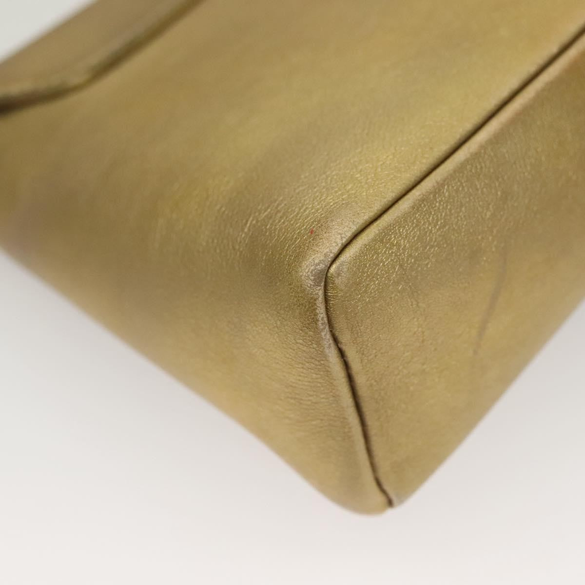 Louis Vuitton Love Note Chain Clutch Leather, GOLD, LEATHER, Clutche & pouche