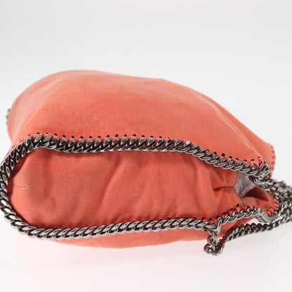 Stella McCartney Falabella Fold Over Crossbody Bag Suede, ORANGE, SUEDE, Crossbody bag