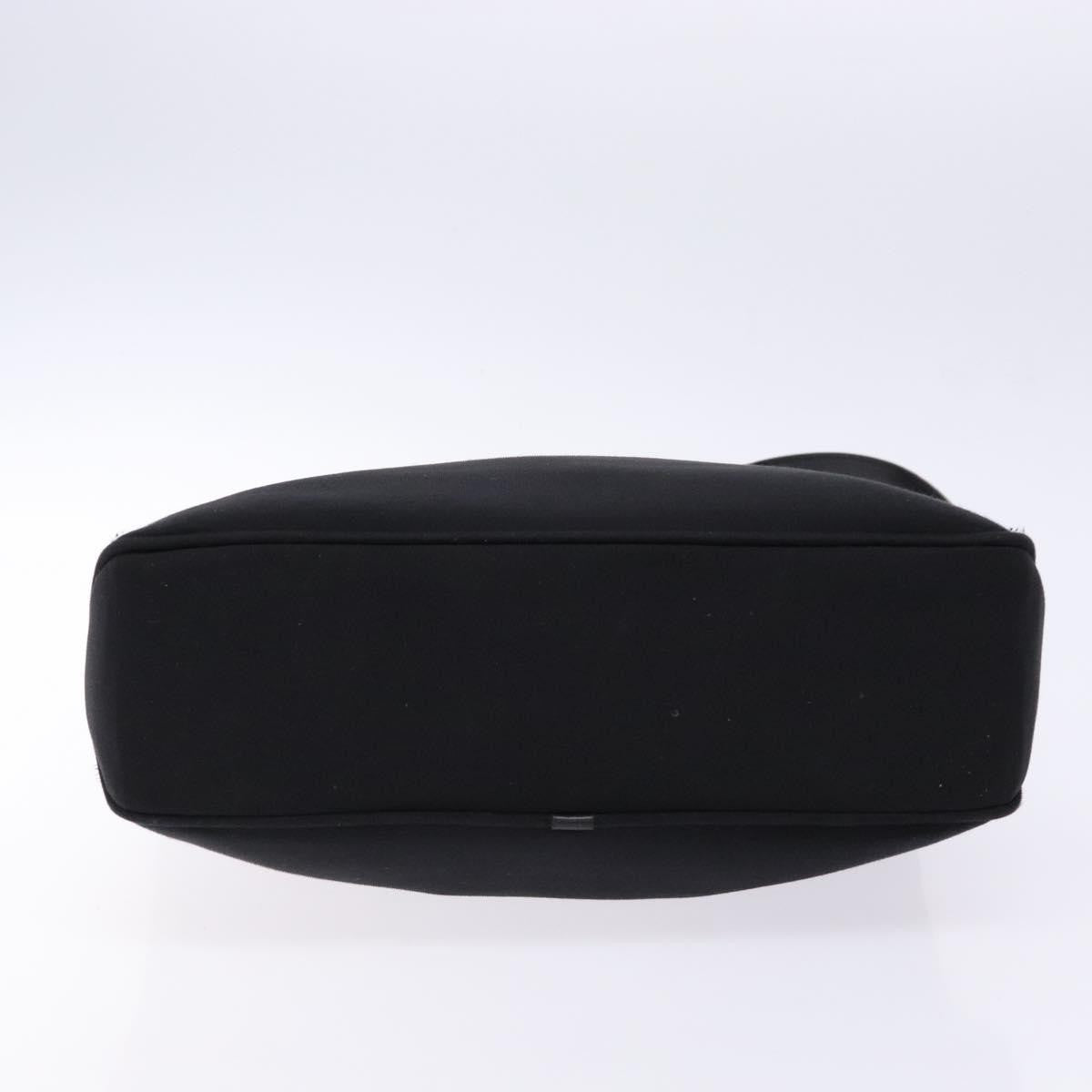 Salvatore Ferragamo Vala Shoulder Bag Canvas, BLACK, CANVAS, Shoulder bag